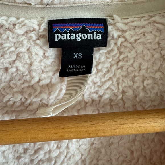 Patagonia cream Los Gatos 1/4-Zip Fleece top pullover size XS - Picture 6 of 7